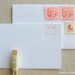 letterpress merci cards
