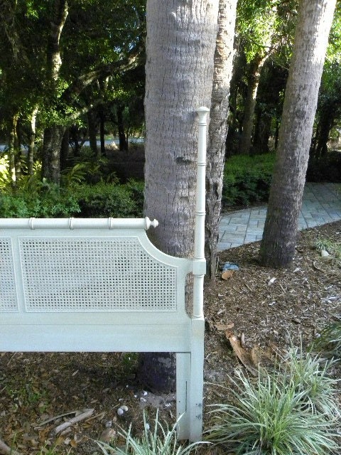 Vintage Henry Link Bali Hai Queen Headboard