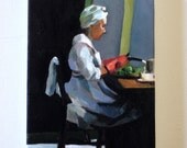 The play of light / Tiny canvas print