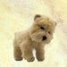 Needle Felted Dog Cairn Terrier Wheaten Soft Sculpture