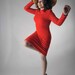 Vintage 1960s Sweater Dress // The Hot Tomato Red Dress // Autumn Fall Winter Fashion