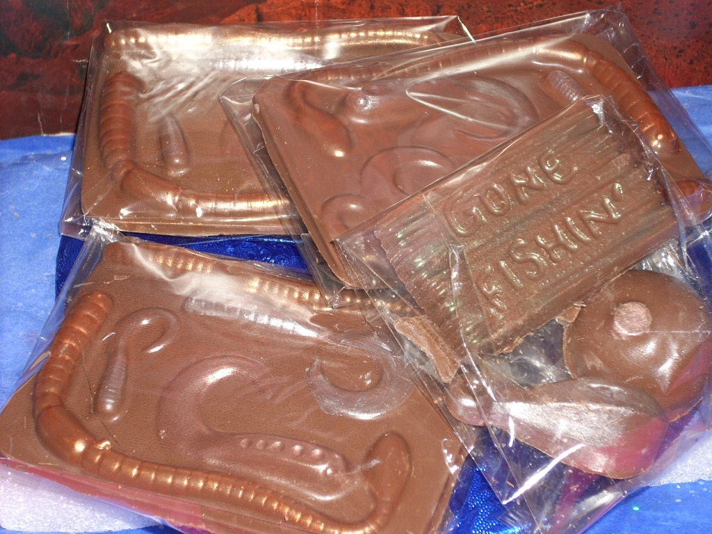 Father's Day Chocolate Gone Fishing Set-great gift for the fishermom and dad
