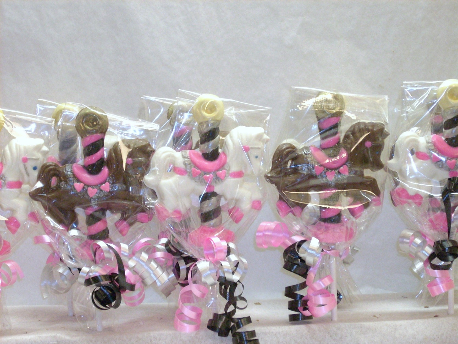 Chocolate Carousel Horse Lollipops 10