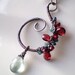 Winter Swirl Necklace (gemstone wire wrapped pendant) Featured in "Belle Armoire Jewelry" Winter 2012
