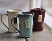 Coffee Mug or Tea Cup - Handbuilt - JustWork