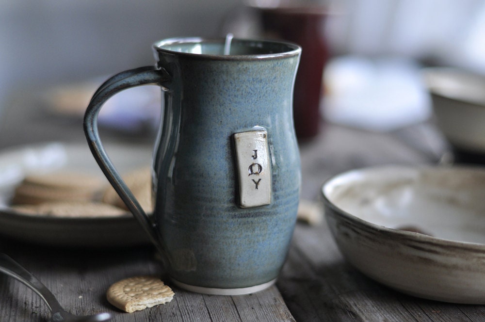Blue Joy Coffee Mug - JustWork