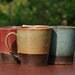 Rustic Handbuilt Mugs - Available in 4 Colors