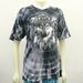 Spiral Tie-dye Wolf Tshirt