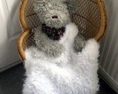 Little Fluffy Blankie- baby blanket-photo prop-