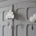 Cloud mobile.... Rain of colors....Pink powder-Black-Gray...drops