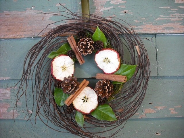 Apple Spice Twig wreath.  Scented with Apple Cider Oil.