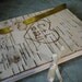 Birch bark covered journal or guest book, engraved for the woodland rustic nature home or wedding.