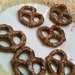 food, DIY supply Polymer clay Pretzels for 18inch dolls 6pc party theme