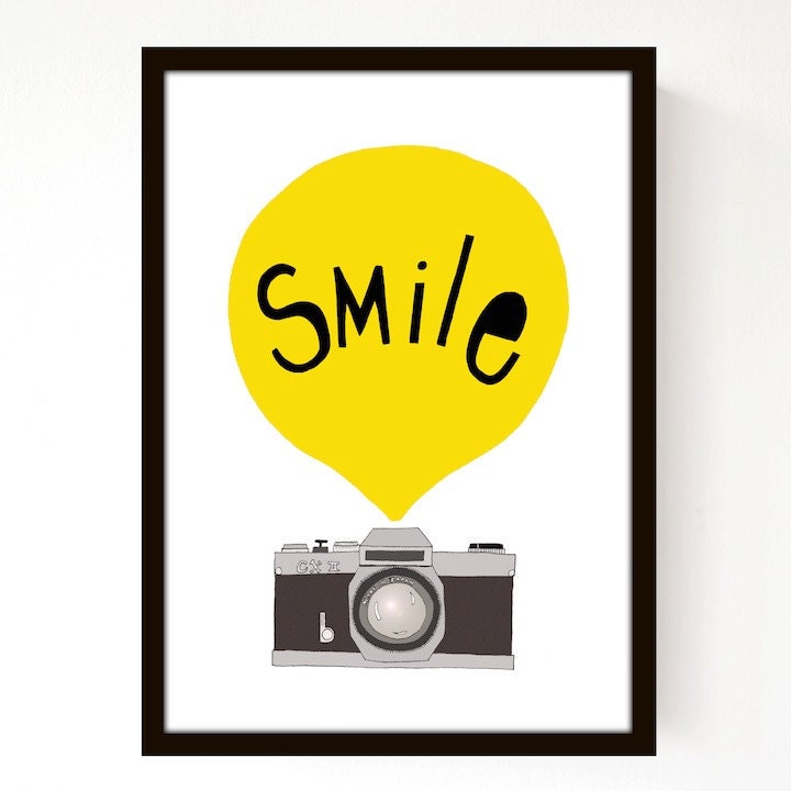 Smile (A3 Yellow)
