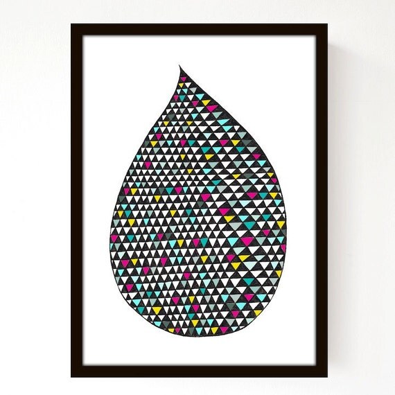 Big Drop (A4 White)
