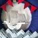 Nautical Wreath, Ship Wreath, Yarn and Felt Wreath, Wreath for Boys, 12 inch size