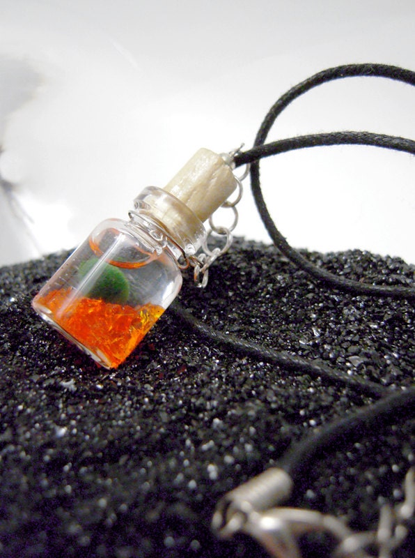 Mini Marimo Pet Necklace
