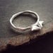 Kissing Bird Ring Sterling Silver