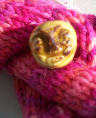 Antique Style Ceramic Head Bead