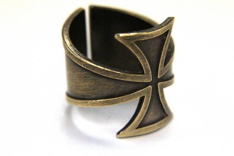 Crusaders Iron Cross Ring