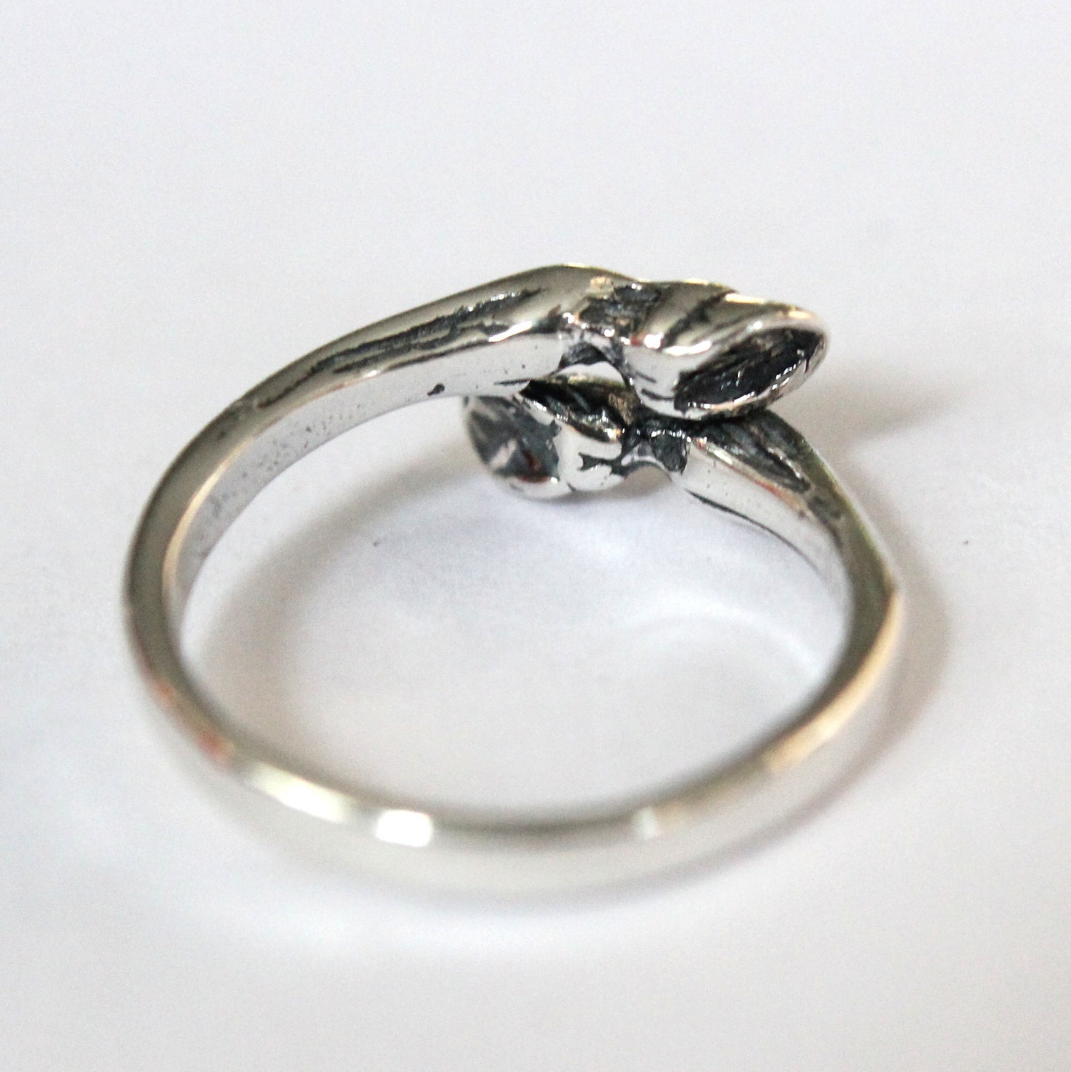 Small Horse Hoof Ring in Sterling Silver