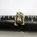 Solid  Bronze Hippopotamus Ring Adjustable - Moon Raven Designs
