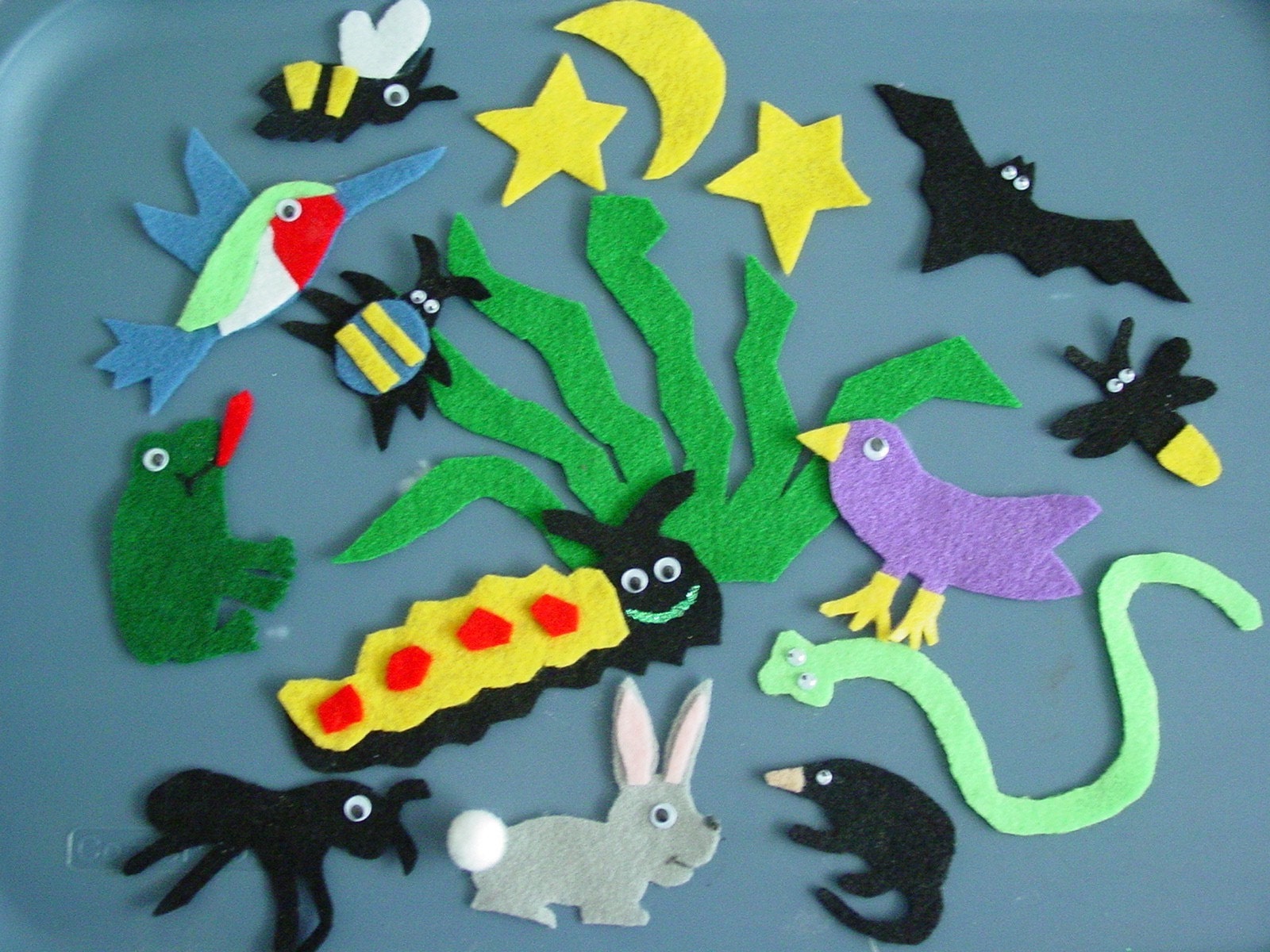 In The Tall Tall Grass Children's Flannel Board Felt Set