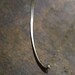 Elegant and Simple Handmade Fine Silver Crescent Necklace