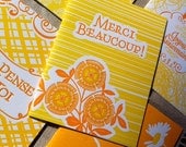 Letterpressed French Occasion Card Set (5 cards)