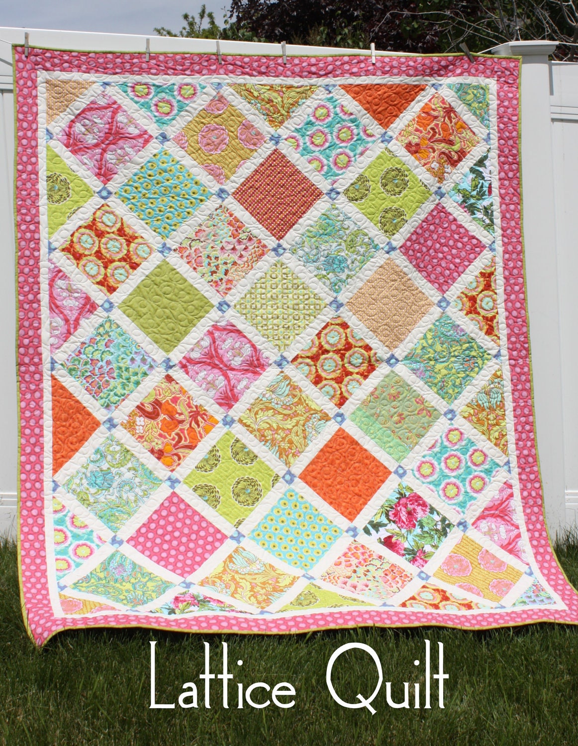 QUILT PATTERN - Lattice Quilt
