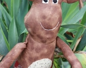 Handmade stuffed Monkey toy children's items by craftycrackpot on etsy