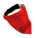 Red Spotty Bone Print Neckerchief - Small