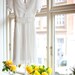 ANNA, Vintage Style Wedding Dress, super airy, v line in the front and back, knee length by SashCouture