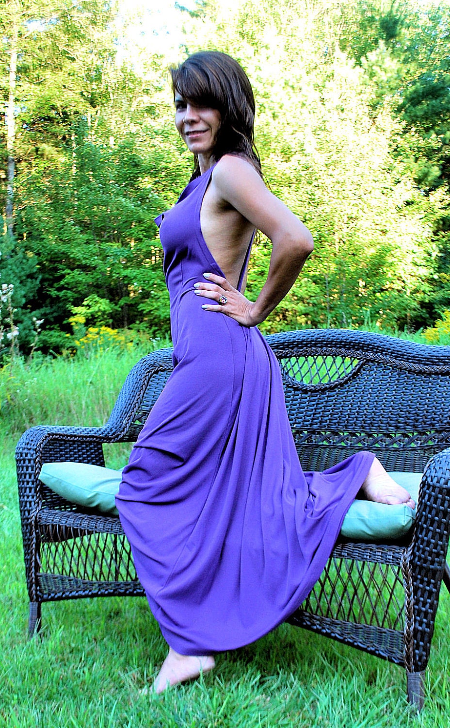 ALEXANDRA, super hot Razorback Dress, wide skirt, super sexy by SashCouture