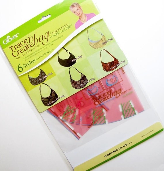 Trace 'N Create Bag Town and Country Collection Templates With Nancy Zieman - 6 Styles