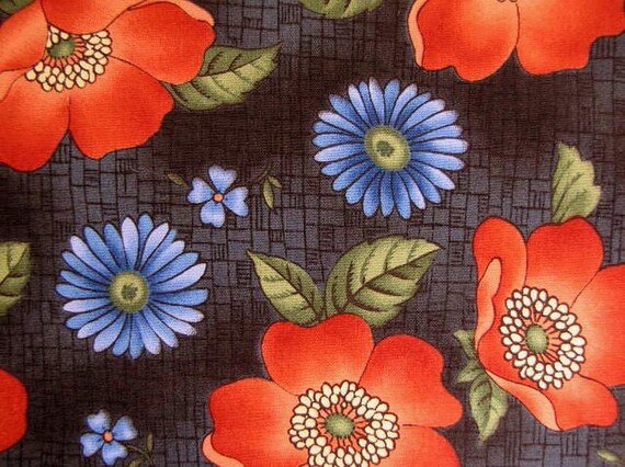 Seattle Bay Fabric Ladybug Floral