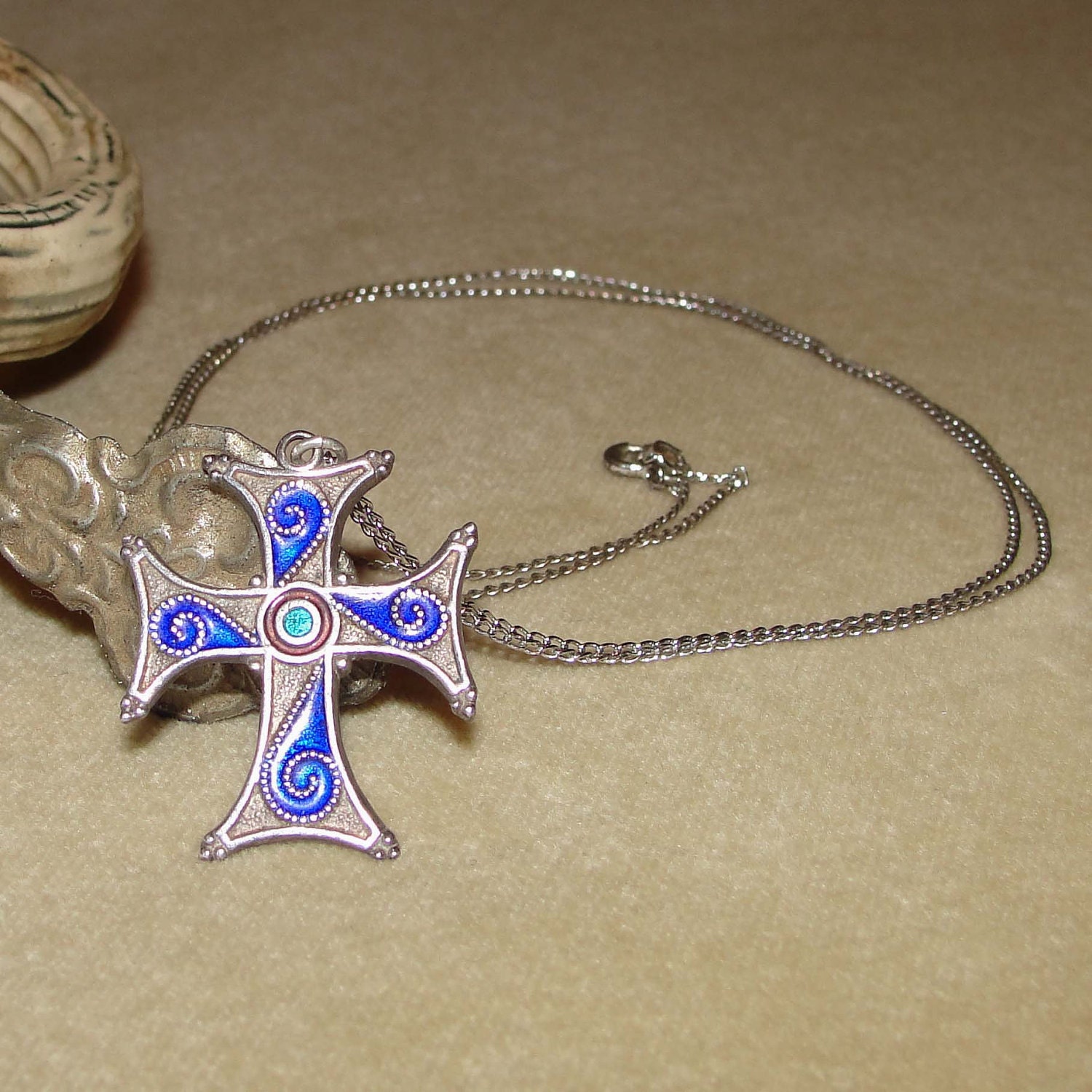 Byzantine Cross Necklace