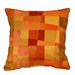 Orange Throw Pillows, Contemporary, Geometric, Textured, Luxury, Designer, Accent, Fall Winter Cushion Covers, Rectangle, Lumbar 10x17