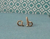 Custom Initial posts in 14k Gold Filled-any initial available