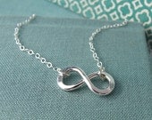 Infinity Necklace in Sterling silver