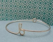 Personalized Initial Bracelet in 14k gold filled-any initial available
