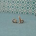 Custom Initial posts in 14k Gold Filled-any initial available