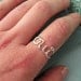 oui ring in sterling silver