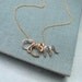3 Initials Necklace in Silver and Gold