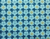 Erin McMorris, Park Slope, Floral Dots in Teal - 1 Yard Clearance