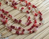 Random Reds Destash Necklace