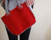 Sale ,Crochet Bag Red Dark, Was 70 Now 45 Spring Fashion , READY TO SHIPPING