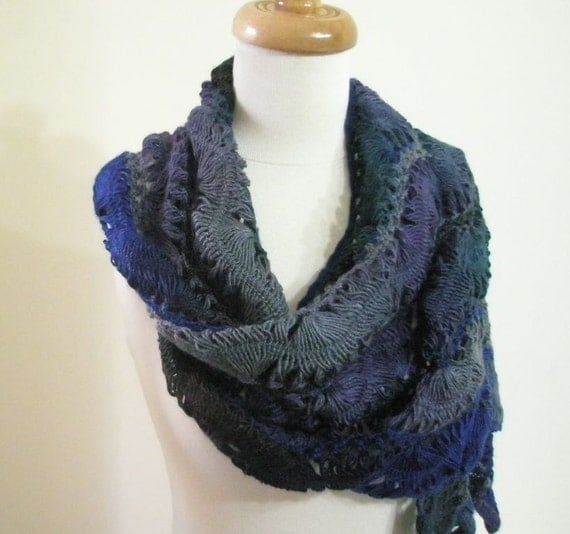 Colorful Shawl RECTANGLE Soft and CHIC Handmade New Winter Fall Fashion