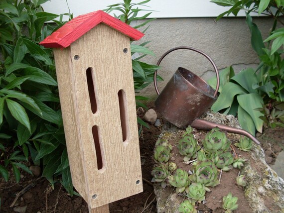 Handmade Wood Butterfly House Butterflies Outdoor Garden Shelter Treasury Item ddb7 Etsy