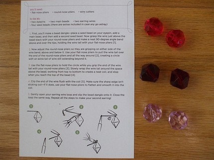 Bead Simple Solo Earrings Kit- Set of two